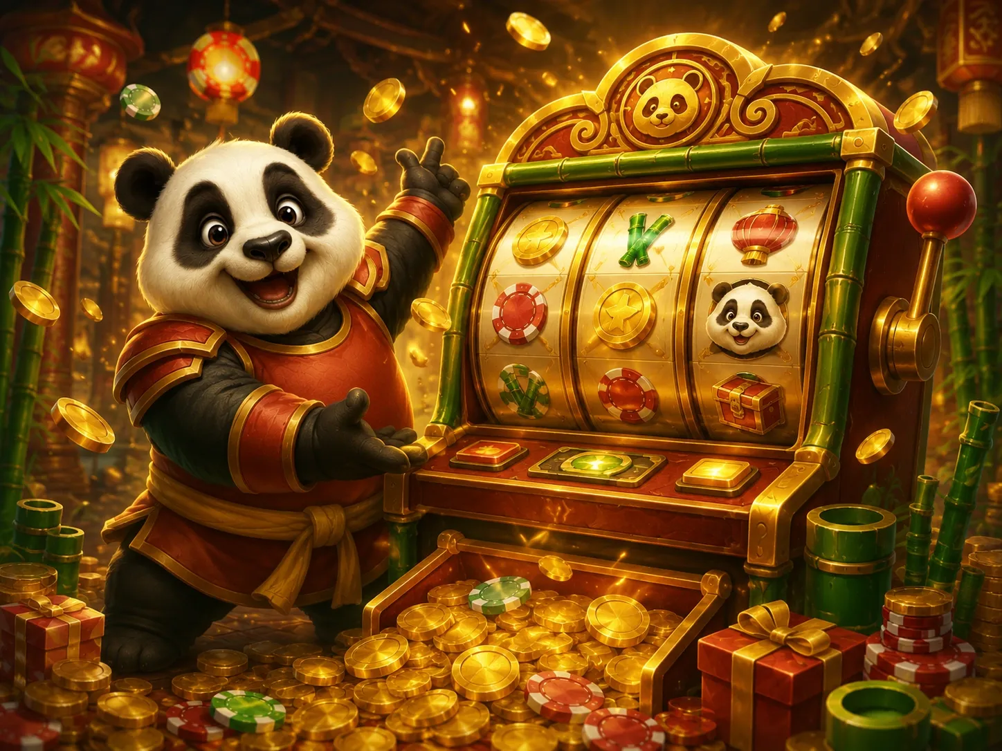 Lucky Panda Slot Golden Jackpot